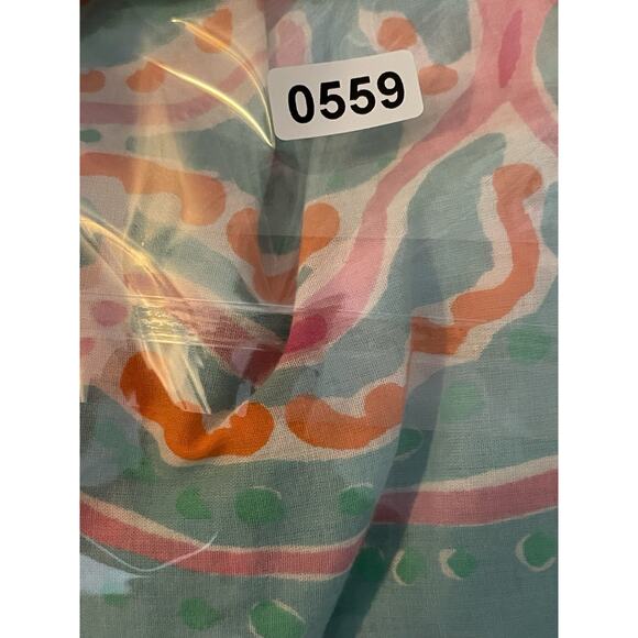 Lilly Pulitzer Shirt Womens Captiva Tunic Top XS Jellies Be Jammin Coastal - Picture 9 of 9